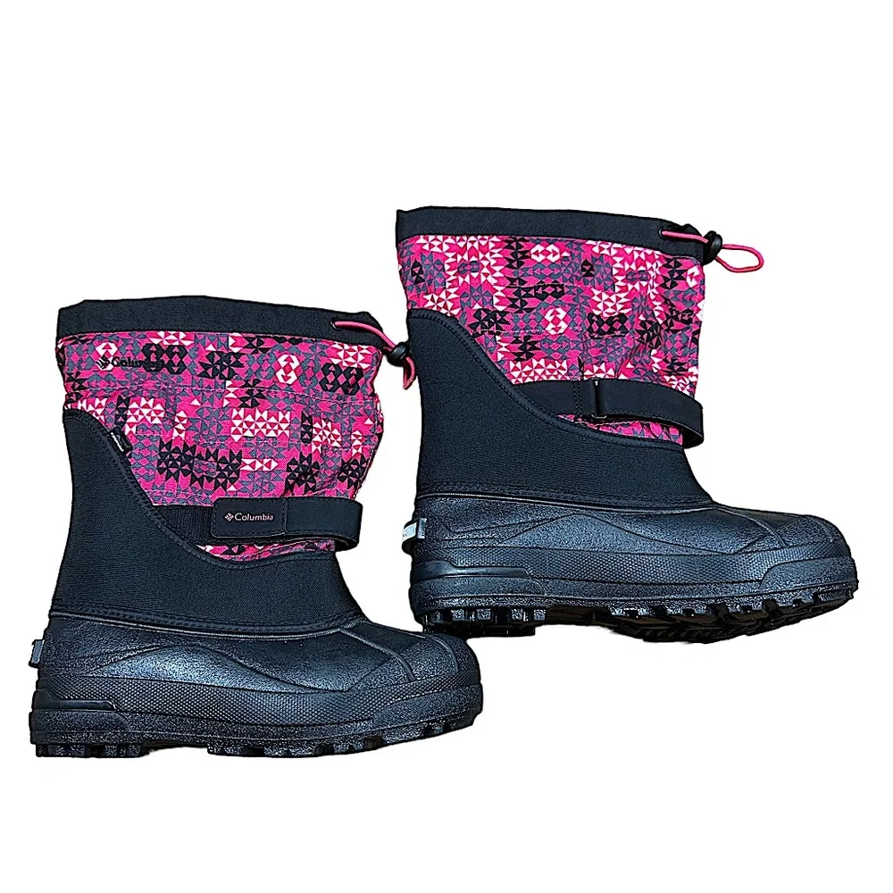 COLUMBIA: Girl’s / Kids’ Powderbug™ Plus II Print Snow Boot -Size 6